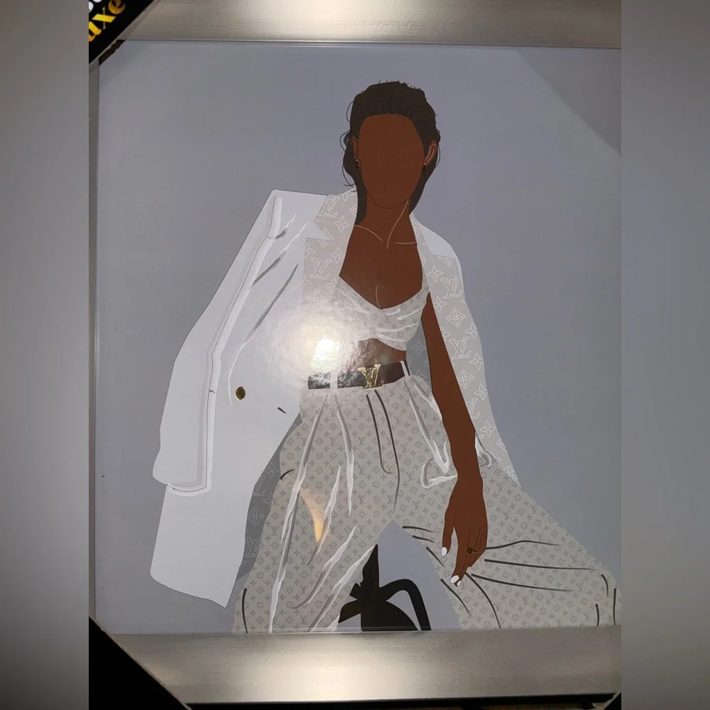 “Photo Op L V Ready” Plexiglass Wall Art Decor New